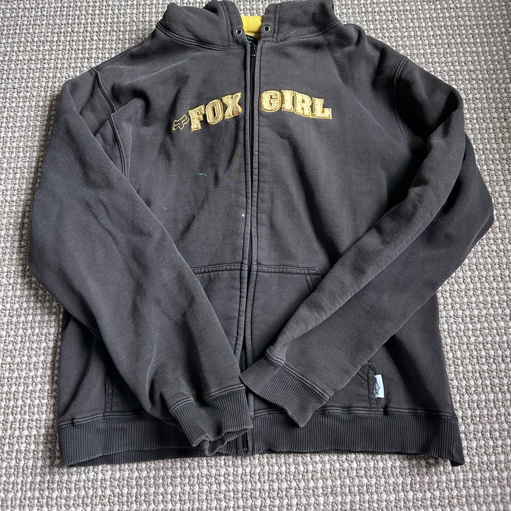 🌙Fox Racing Zip Up Vintage Jacket! - Picture 3 of 8